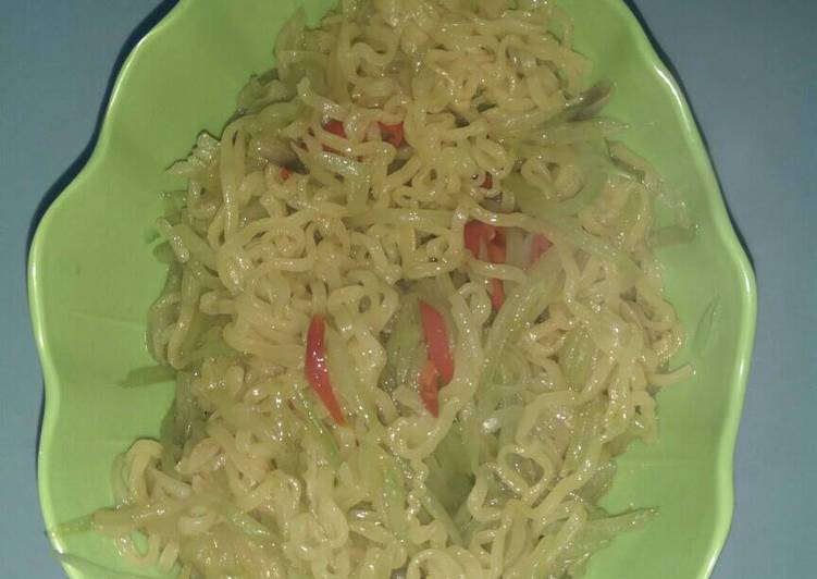 resep masakan Oseng labu siem ft mie