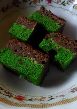 Brownies pisang cokpan(coklat pandan)