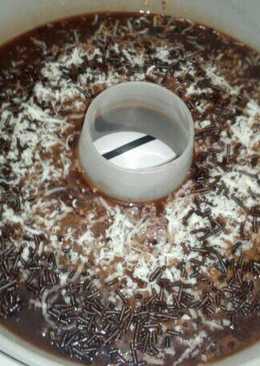 Puding coklat keju