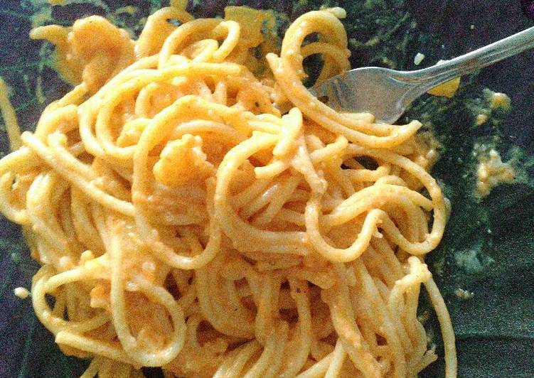 cara membuat Spagethi Saus Carbonara Pedas Sederhana