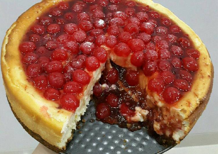 gambar untuk resep makanan New York Cheesecake