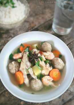 Soup Ceker Bakso Udang (pr_recookmasakanberkuah)