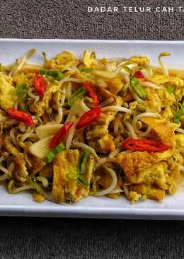 Dadar telor cah tauge