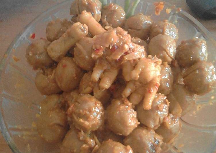 resep makanan Semur Bakso Ceker Pedas Manis