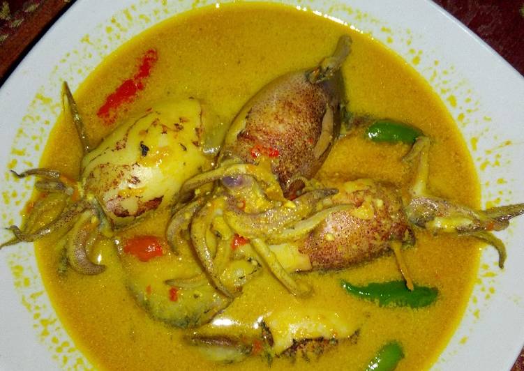 gambar untuk resep makanan Gulai Cumi Isi