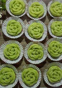 Bolu Kukus Mawar Green Tea