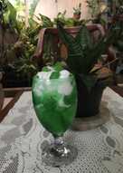 Es kolang kaling vanilla pandan keto #KamisManis #BikinRamadanBerkesan