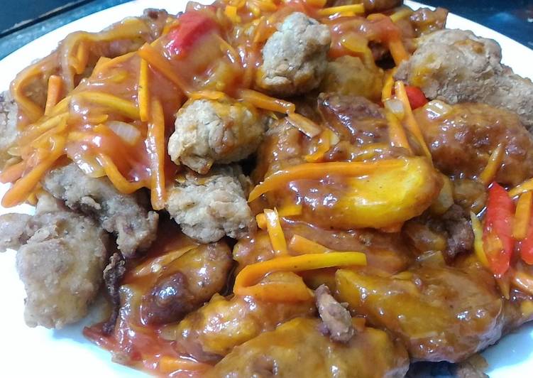 resep Ayam Crispy Pedas Asam Manis