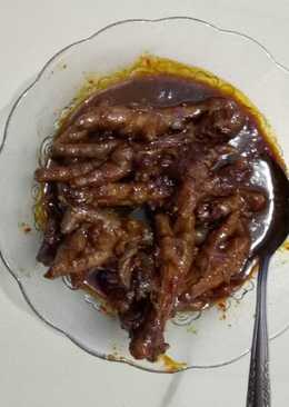 Ceker pedas kuah kecap