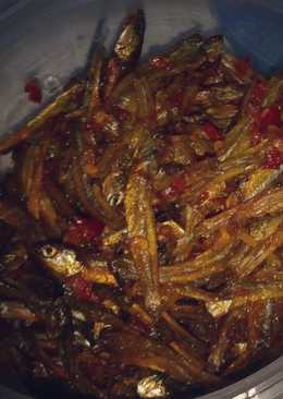 Teri sambal pedas ala manado