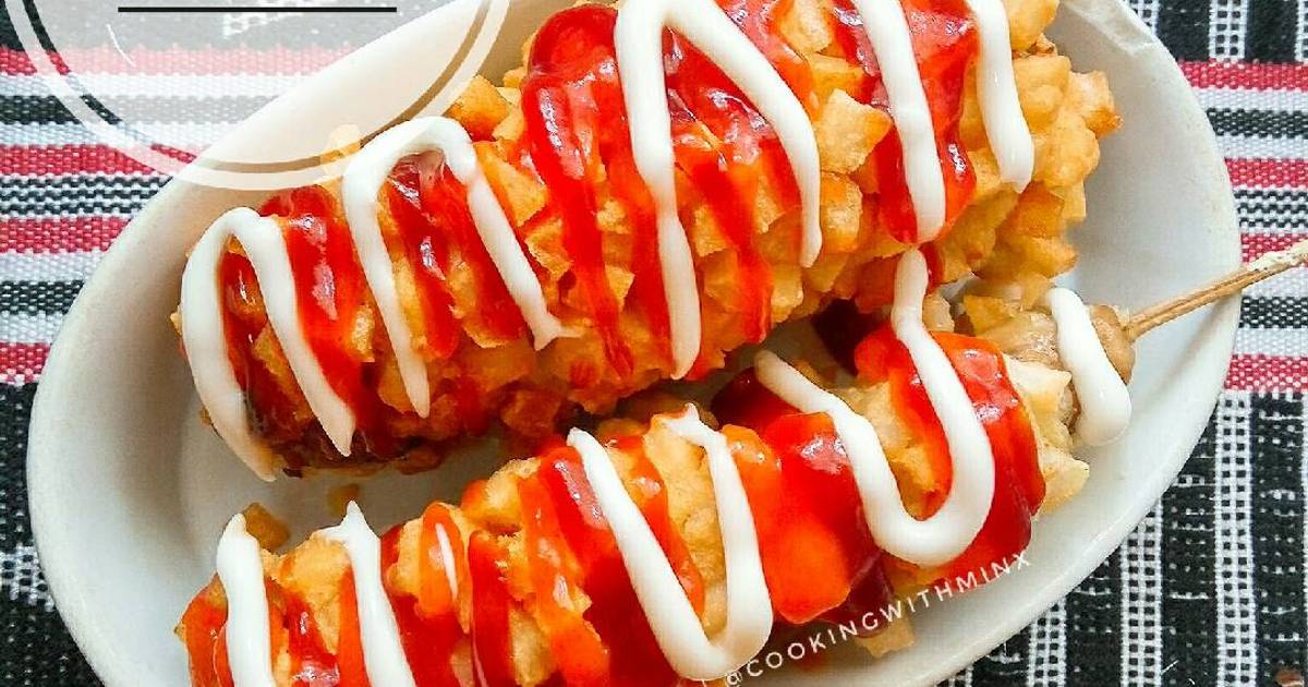 Resep Tokkebi Hot Dog/ Hotang Hot Dog Kentang oleh Rosa