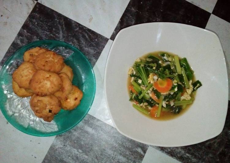 resep masakan Tumis sawi saos tiram