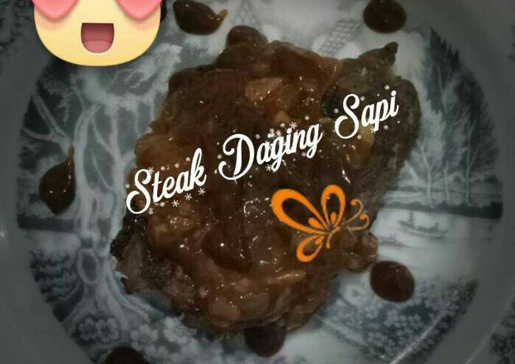 resep lengkap untuk Steak Daging Sapi #KitaBerbagi