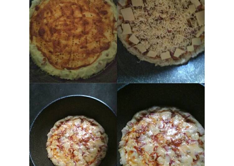 Resep Pizza teflon simple Karya nur cahyanti