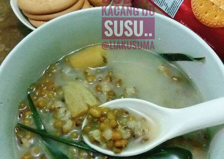 Resep Bubur kacang ijo susu Dari Lia Kusuma Wicaksono