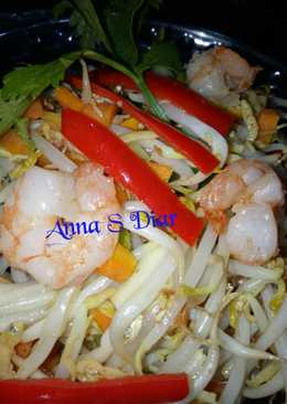 Tumis Taoge Mix Teri medan & Udang