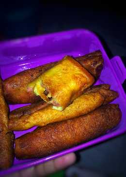 Roti gulung siju (sosis+keju)