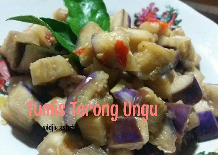 resep masakan Tumis Terong Ungu Sederhana