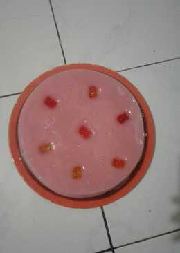 Puding jeli 2 rasa