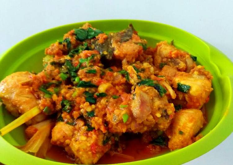 gambar untuk resep makanan Ayam rica pedas endes