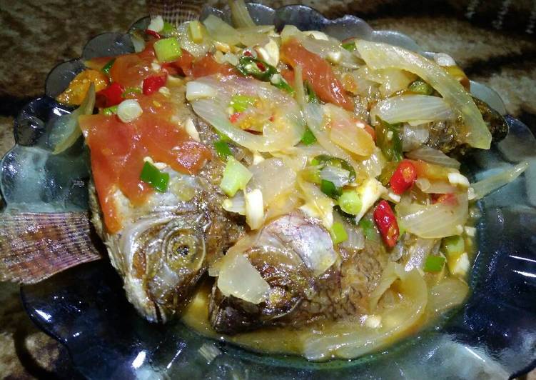 Resep Ikan Mujair Asam Manis