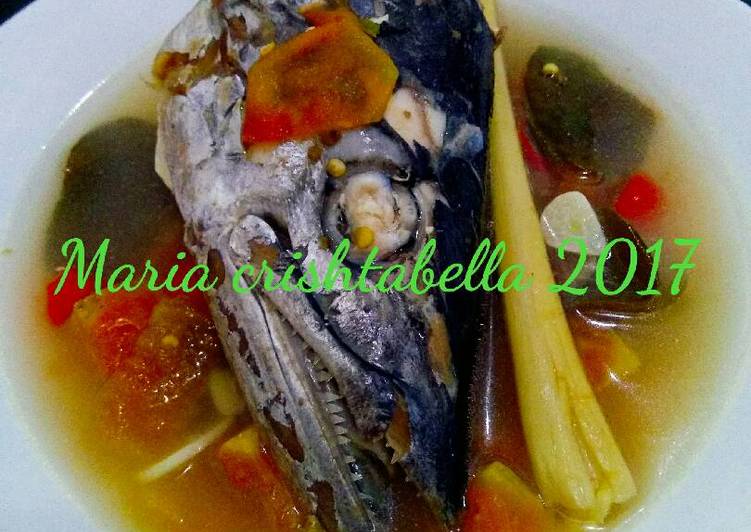 Resep Kepala ikan  tenggiri masak  kuah asam oleh maria 