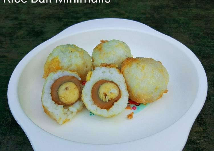 resep makanan Rice Ball Minimalis (Mpasi 22m)