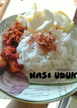 Nasi Uduk (pakai sisa nasi) #pr_homemadestreetfood