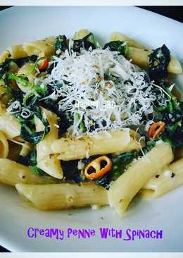 Creamy Penne With Spinach