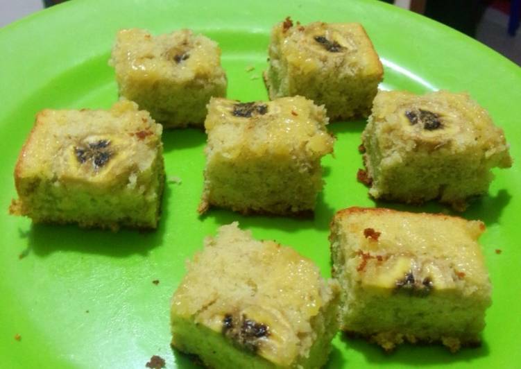 gambar untuk resep makanan Banana cake (bolu pisang) 5bahan praktis and ekonomis