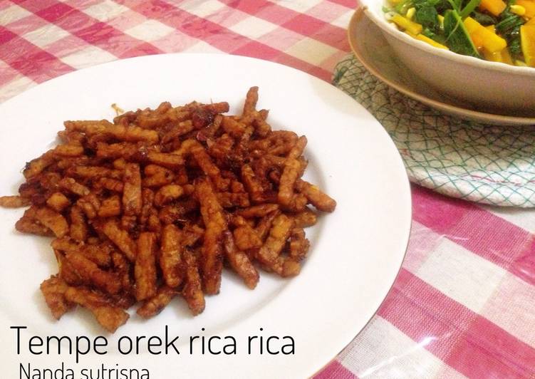 resep masakan Tempe orek rica rica