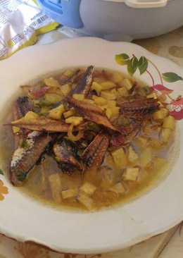 Ikan asin rebus kentang cabe iris lezaaat