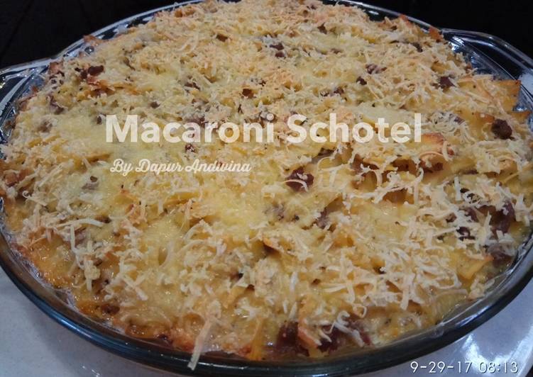 resep lengkap untuk Macaroni Schotel