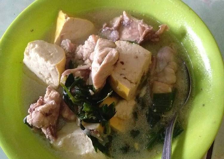 Resep Diet gm day 5 sop ayam tahu simple