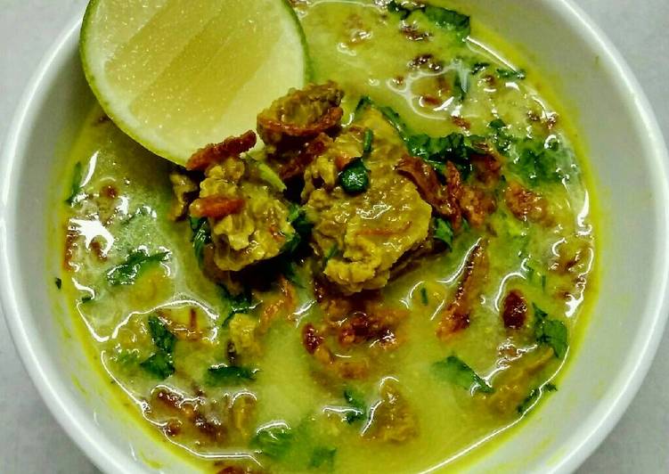 resep lengkap untuk Soto daging