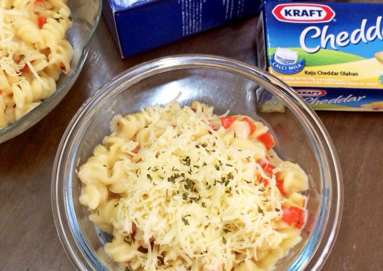 resep makanan Fusilli Mac n Cheese 