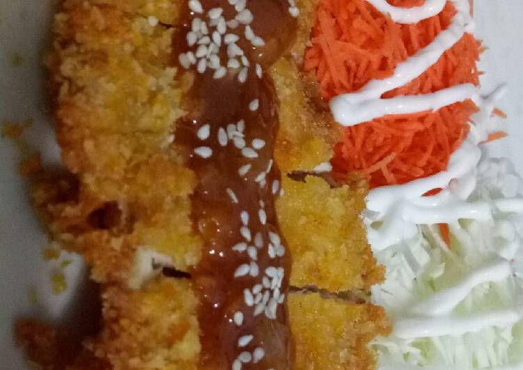 bahan dan cara membuat Chicken katsu rumahan