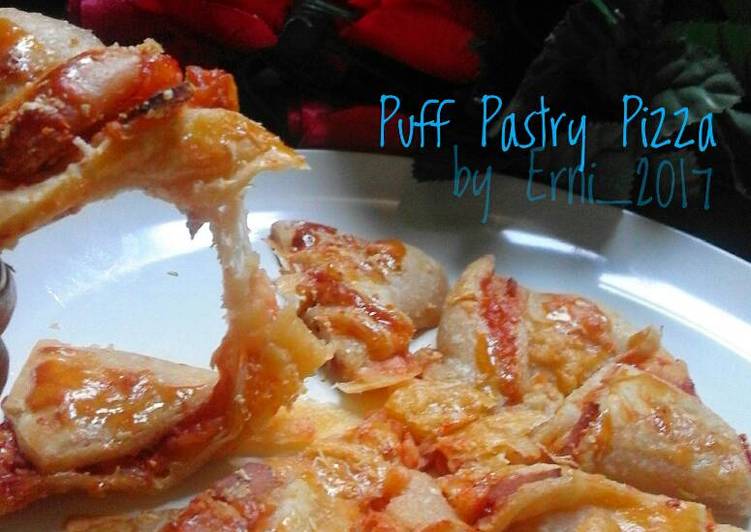 resep makanan Puff Pastry Pizza