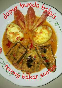 Terong bakar santan