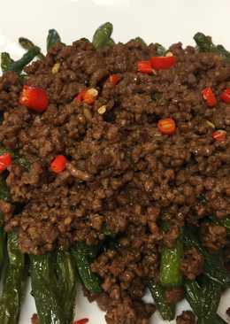 Baby Buncis Tumis Daging Cincang