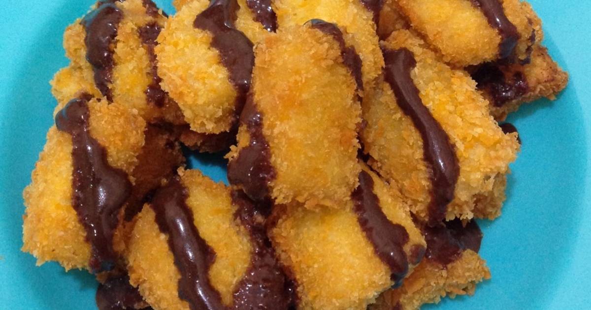 Pisgor Tepung Panir W Saus Coklat Homemade