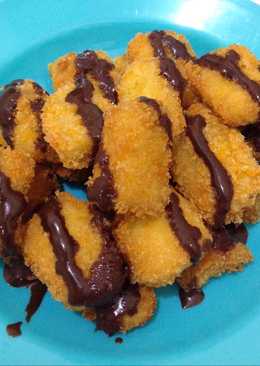 Pisgor Tepung Panir w/ Saus Coklat Homemade