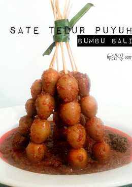 Sate Telur Puyuh Bumbu Bali ala L.C