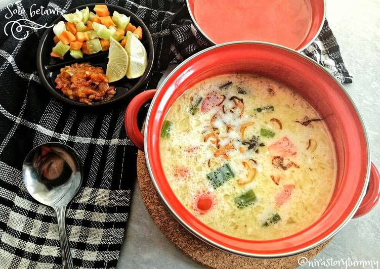 resep makanan Soto betawi