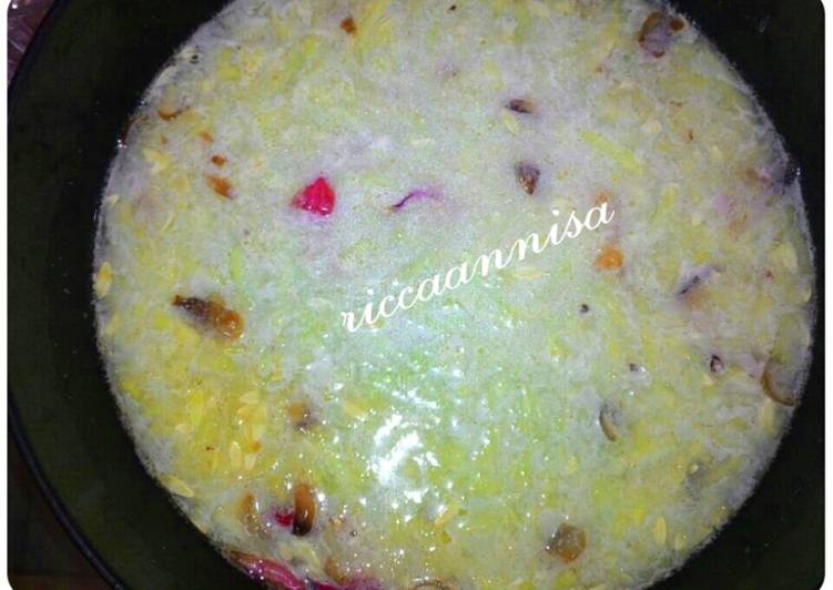 Garut bilungka basantan (Timun serut kuah santan) foto resep utama