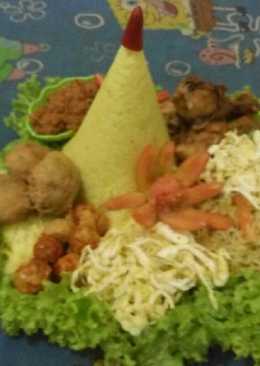 Nasi kuning magicom sederhana