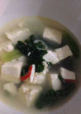 Bening sawi with tahu putih