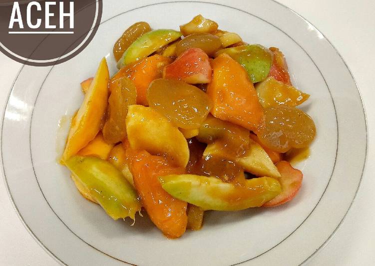 Rujak Aceh - Rujak Kweni resep Ibu Restu