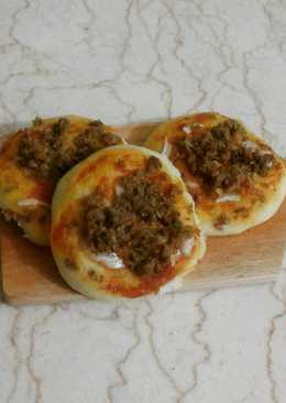 Mini Pizza Daging #beranibaking