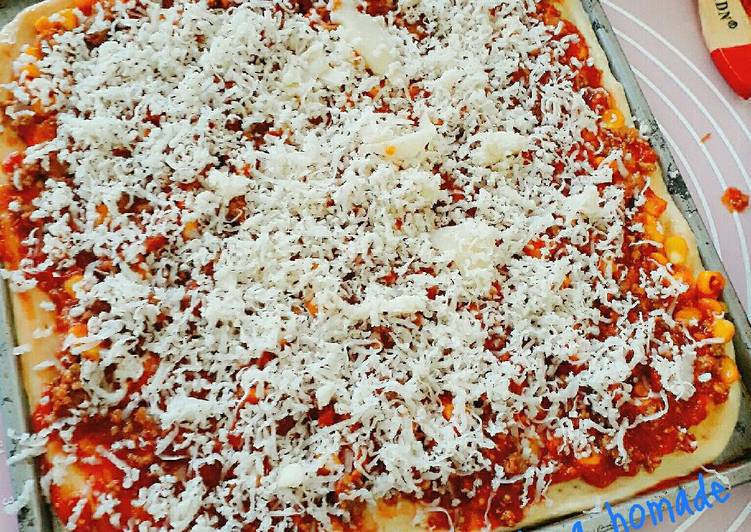 resep Thin crust pizza homade